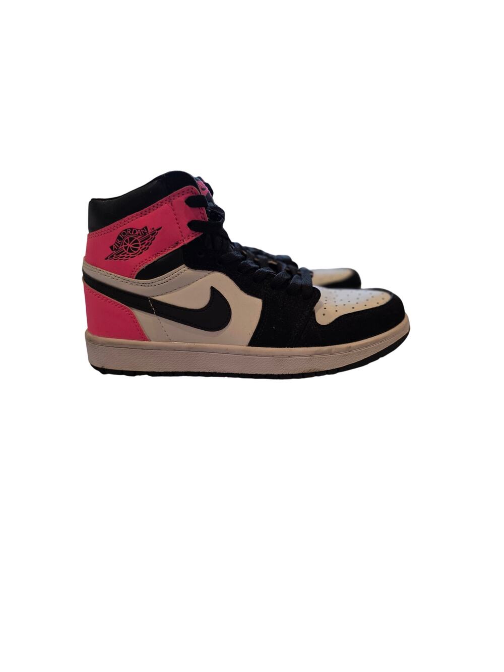 Nike Air Jordan 1 Phat GS Valentine's Day 2011 Pink Black White 554725-009 Sz 7Y